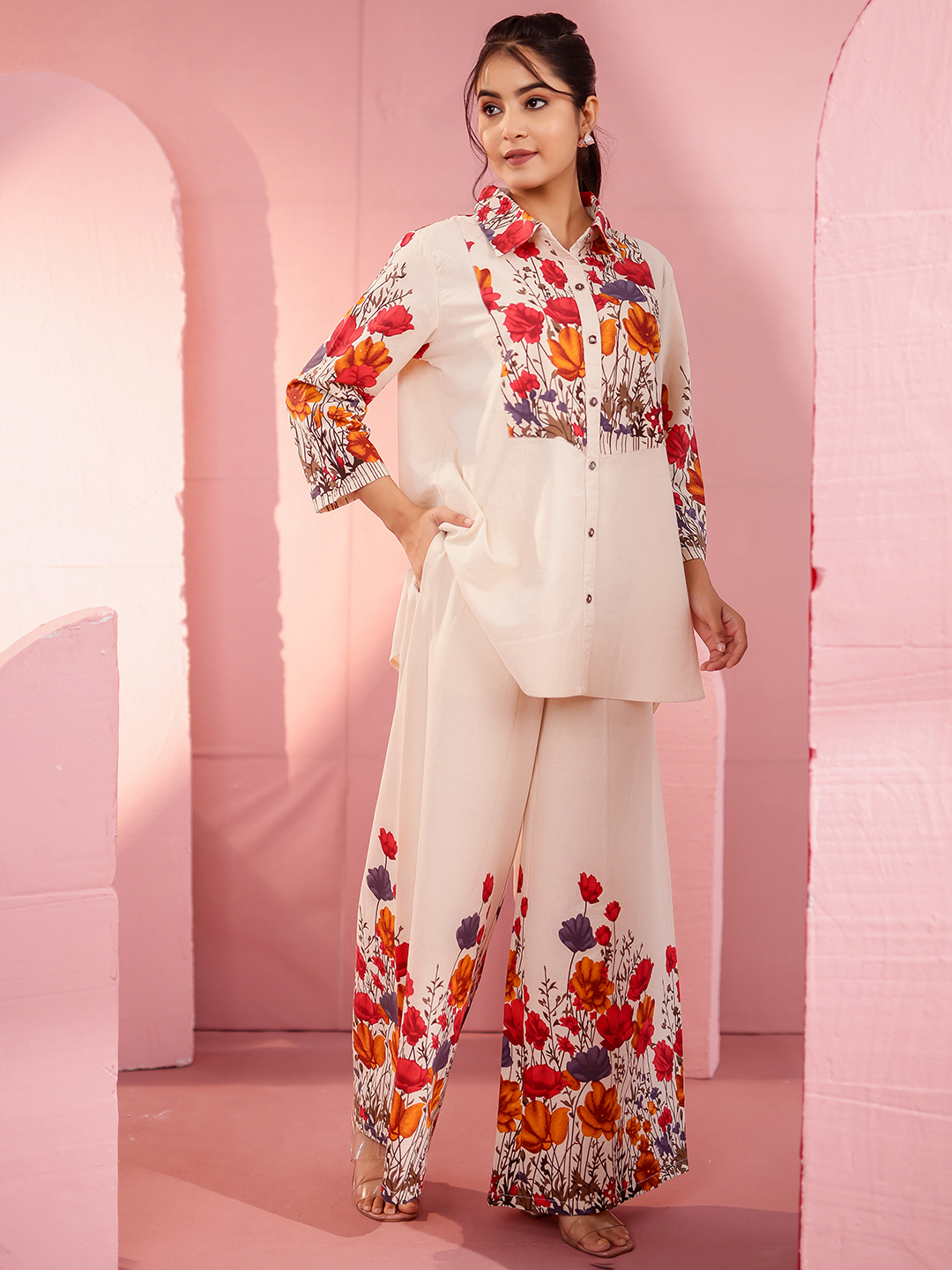 Cotton Flex Printed Co-ord Set