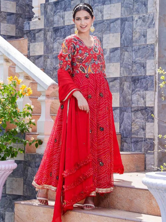 Women Floral Print Crepe Maxi Dress