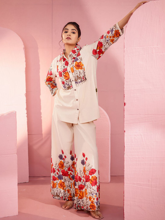 Cotton Flex Printed Co-ord Set