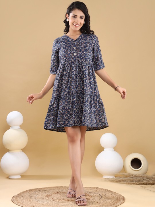 Cotton Printed Dress