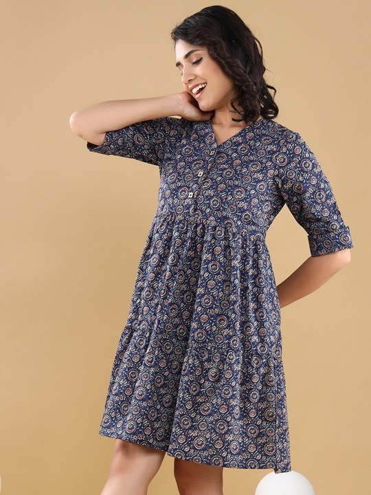 Cotton Printed Dress