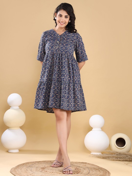 Cotton Printed Dress