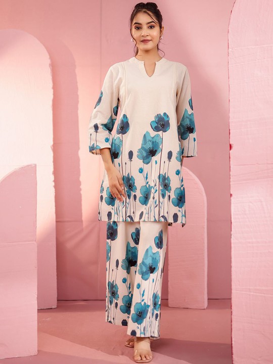 Cotton Flex Printed Co-ord Set