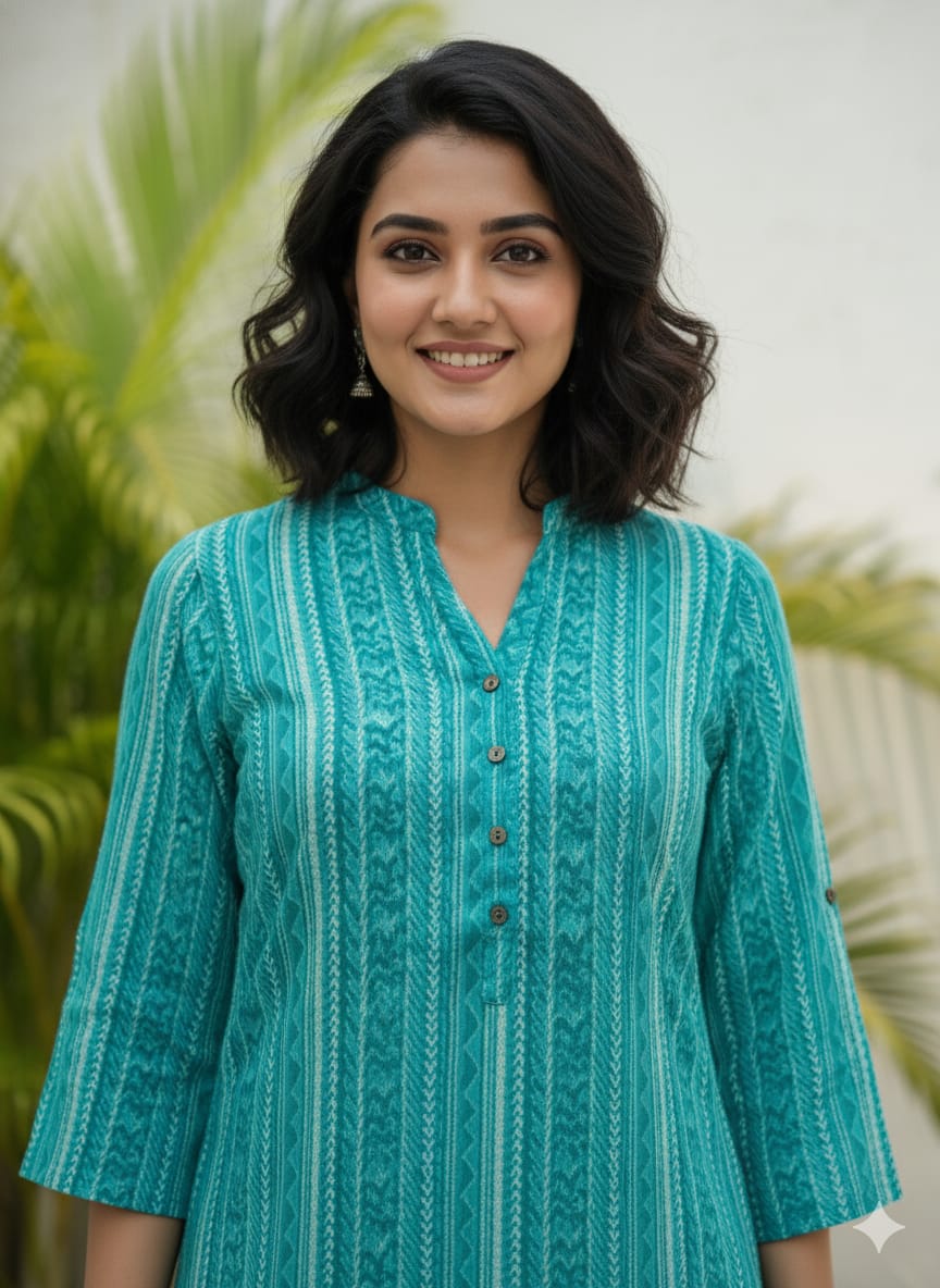 Women's printed straight Kurta Hover