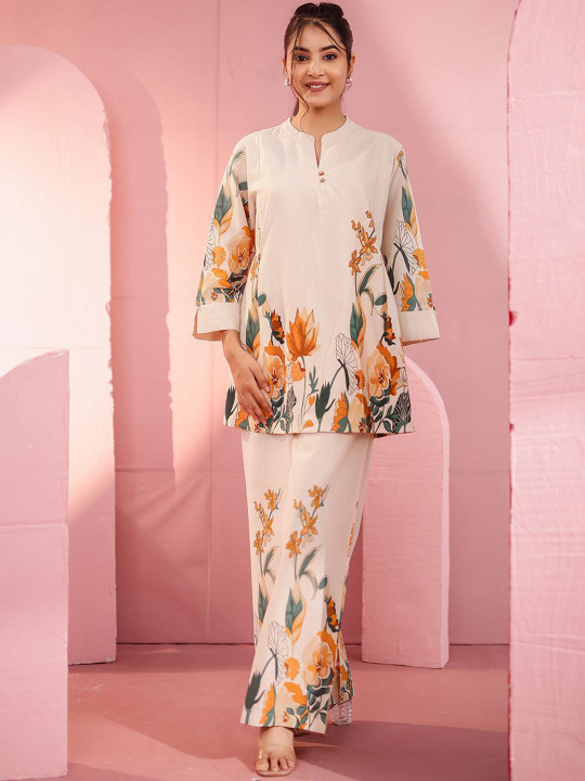 Cotton Flex Printed Co-ord Set