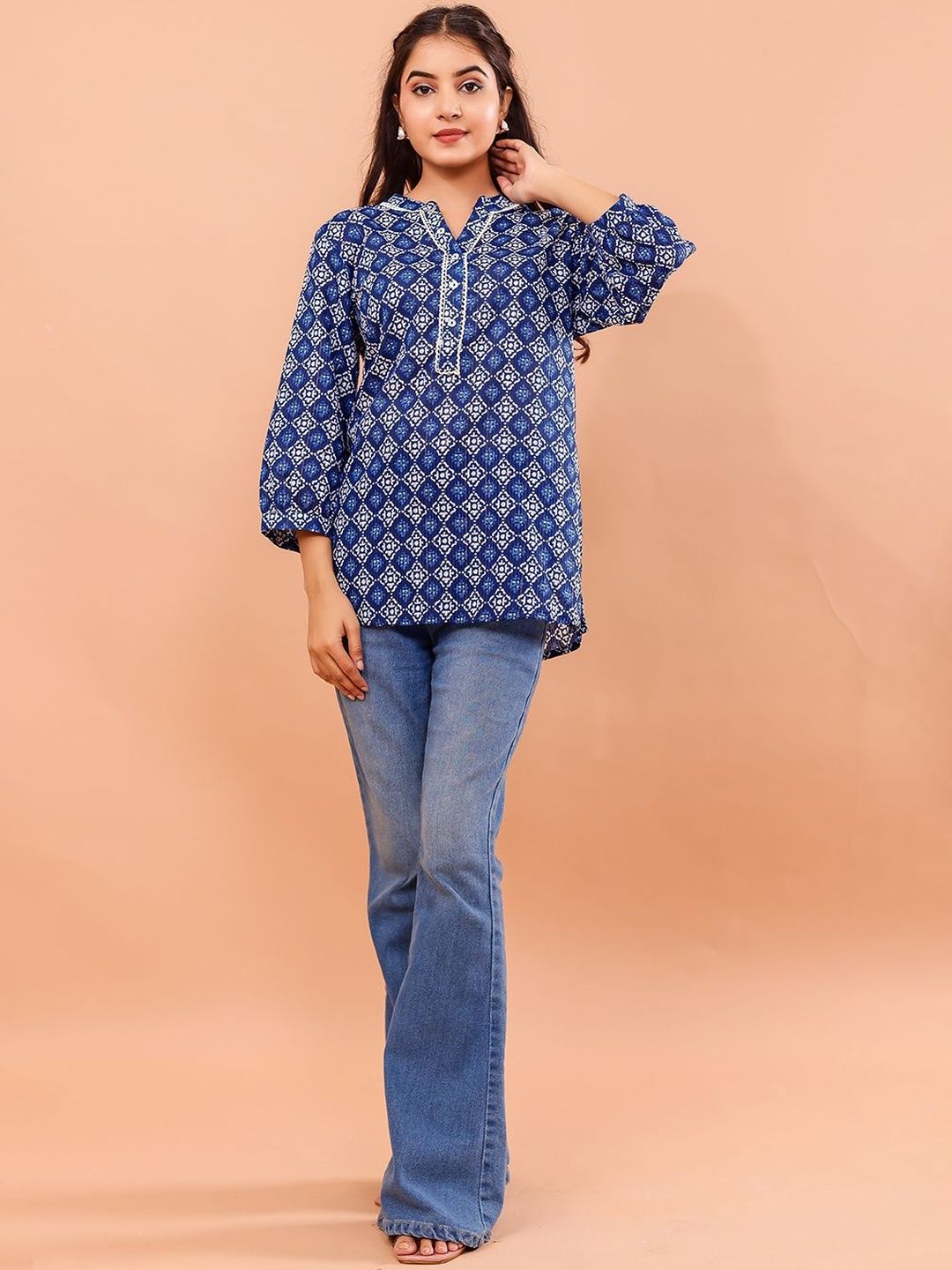 Cotton Printed Top