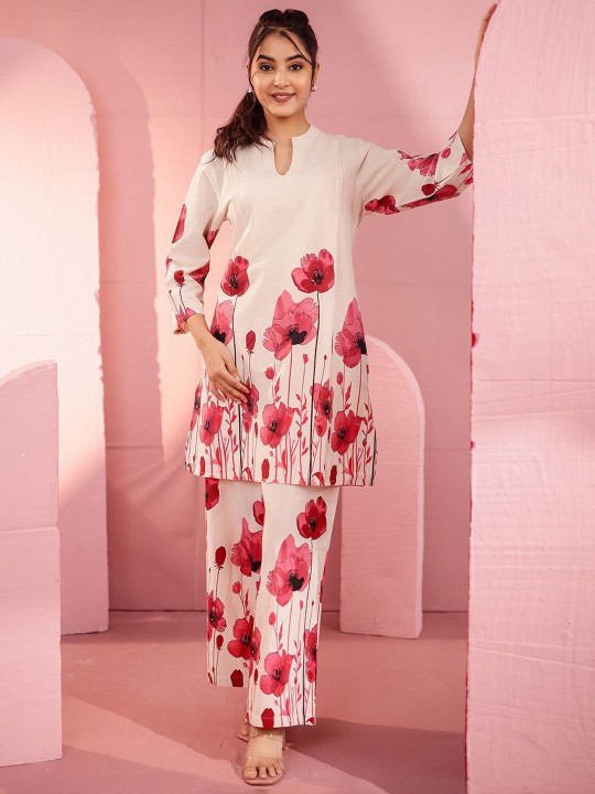 Cotton Flex Printed Co-ord Set