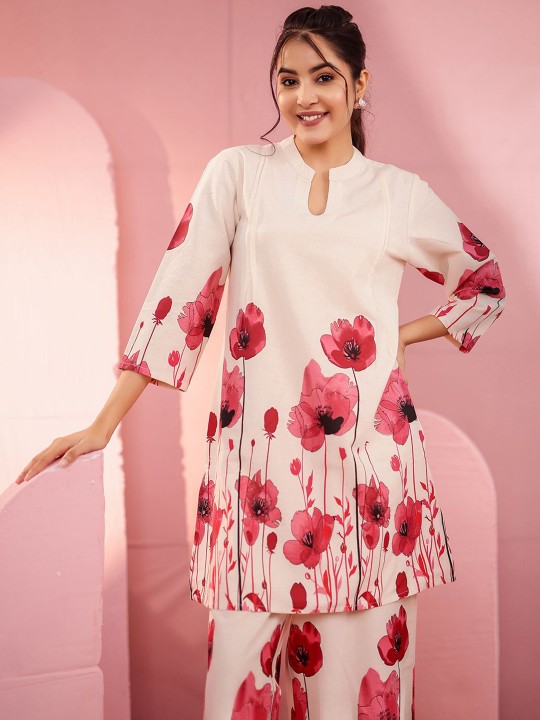 Cotton Flex Printed Co-ord Set