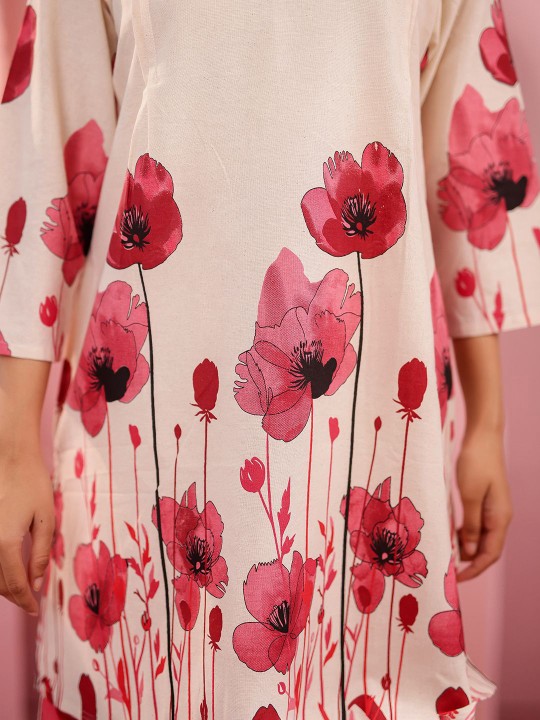Cotton Flex Printed Co-ord Set