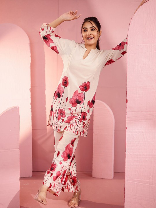 Cotton Flex Printed Co-ord Set