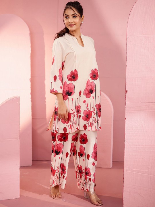 Cotton Flex Printed Co-ord Set