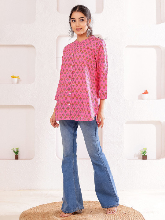 Women's Cotton Printed Top