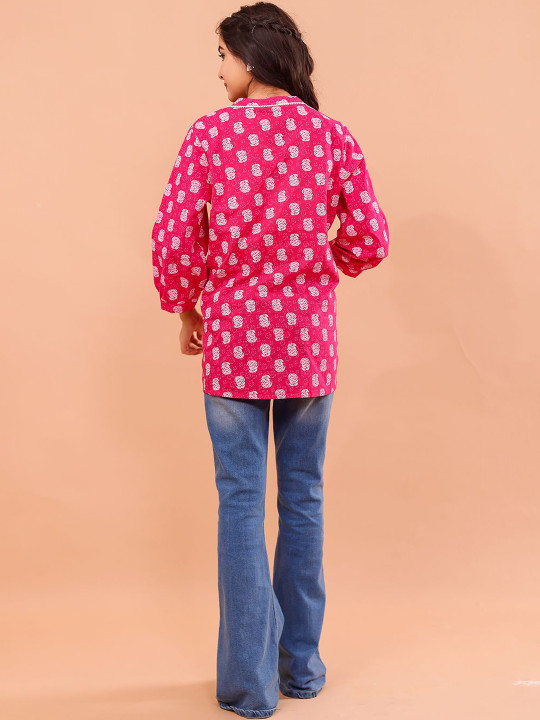 Cotton Printed Top Hover