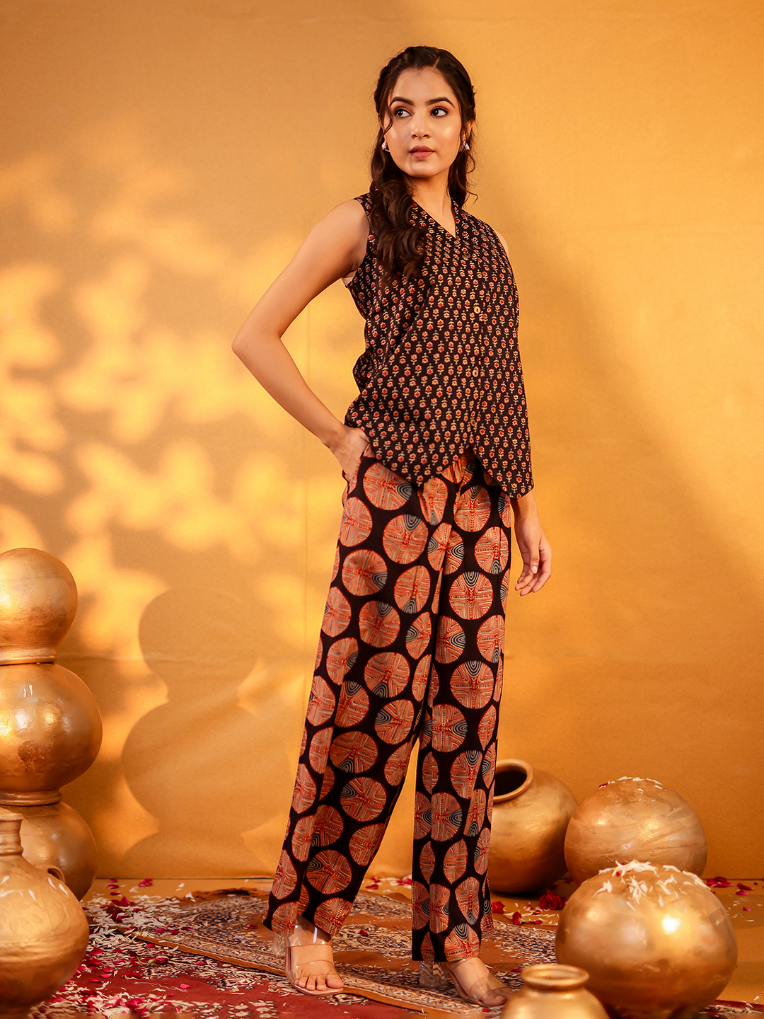 Cotton Printed Co-ord Set Hover