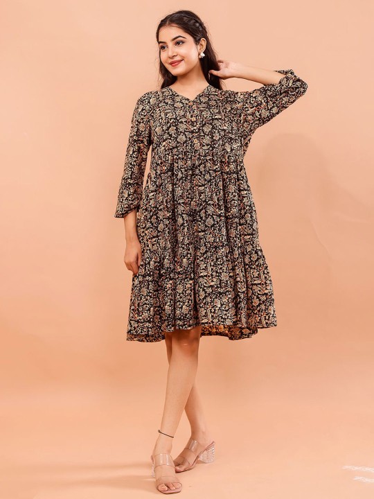 Cotton Printed Dress Hover