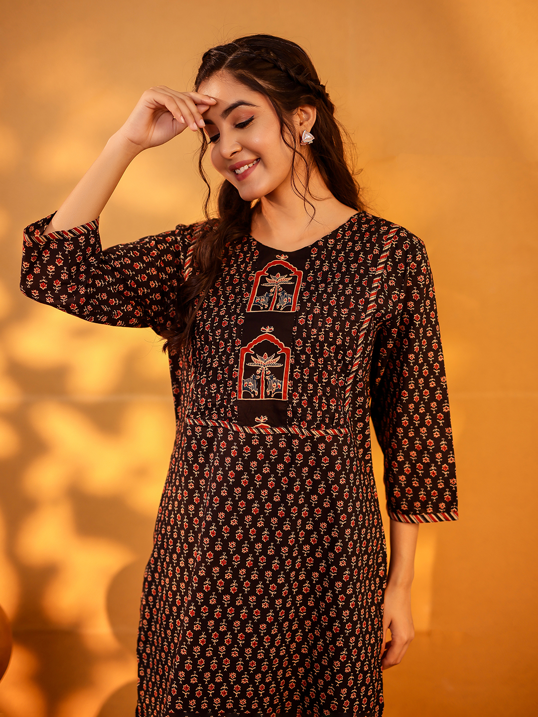 Cotton Printed Kurta Pant Set