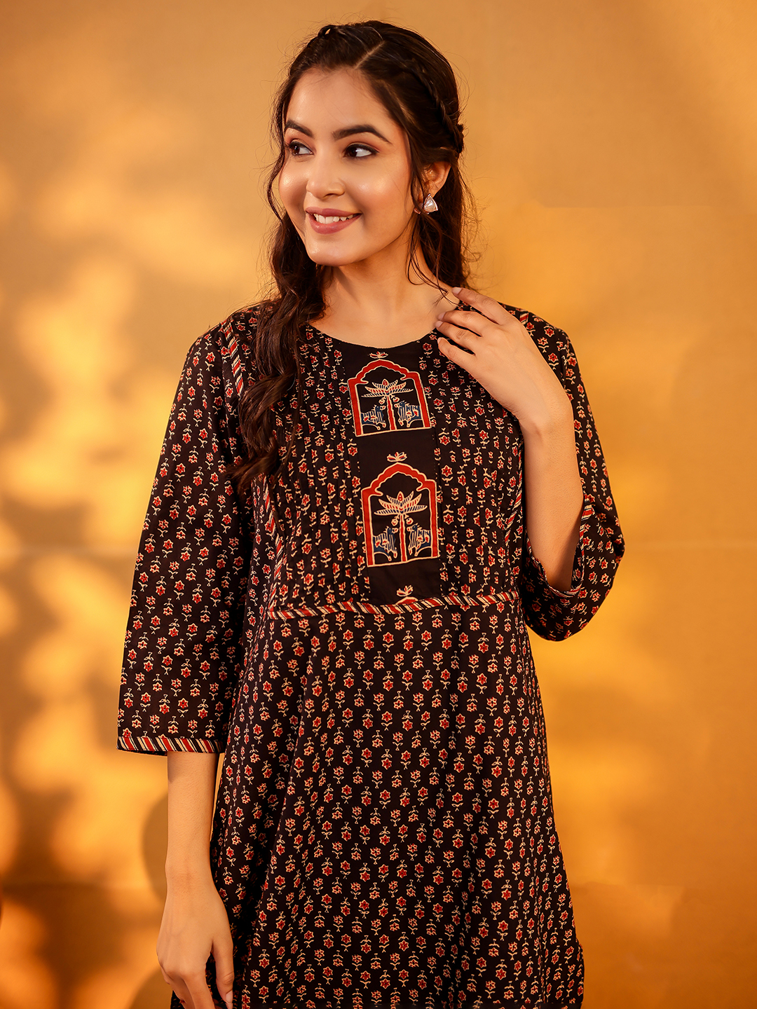 Cotton Printed Kurta Pant Set