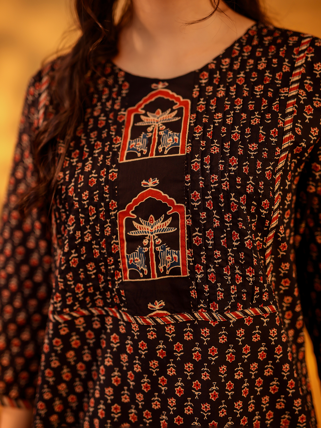 Cotton Printed Kurta Pant Set