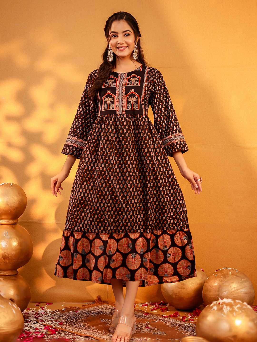 Cotton Printed Dress