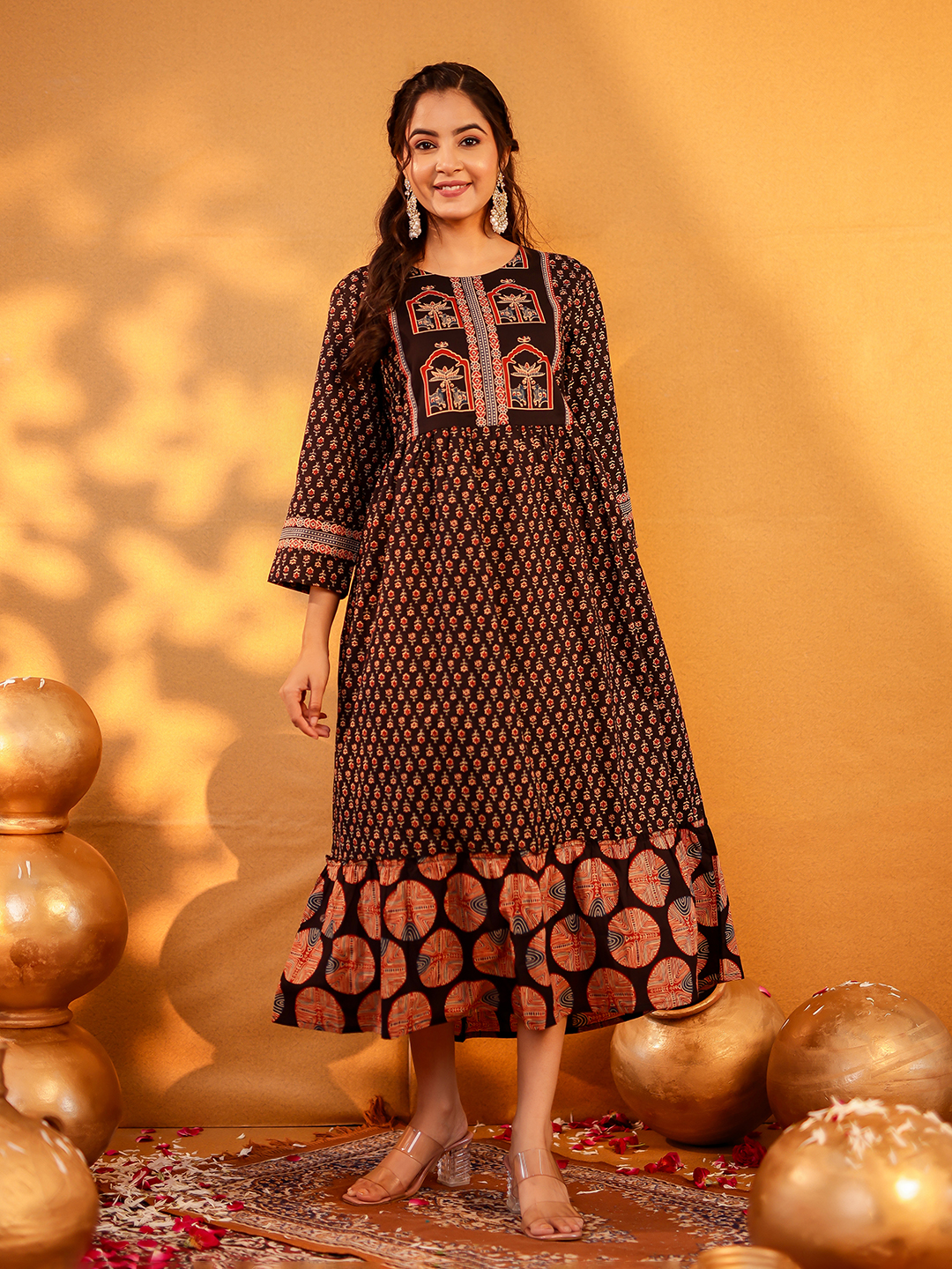 Cotton Printed Dress