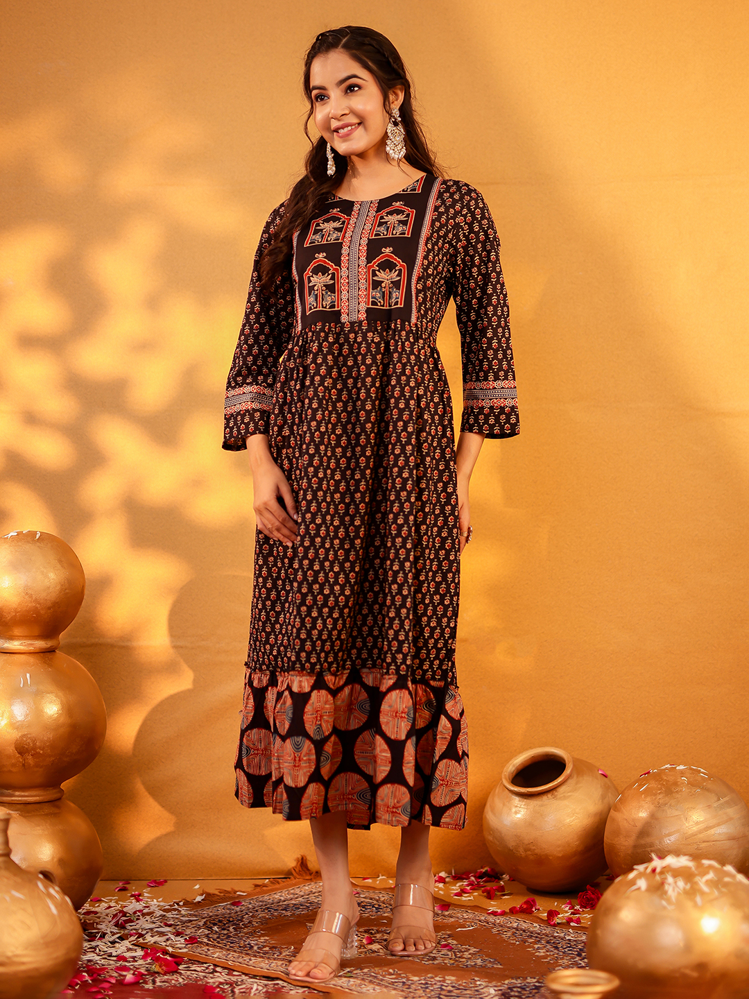 Cotton Printed Dress