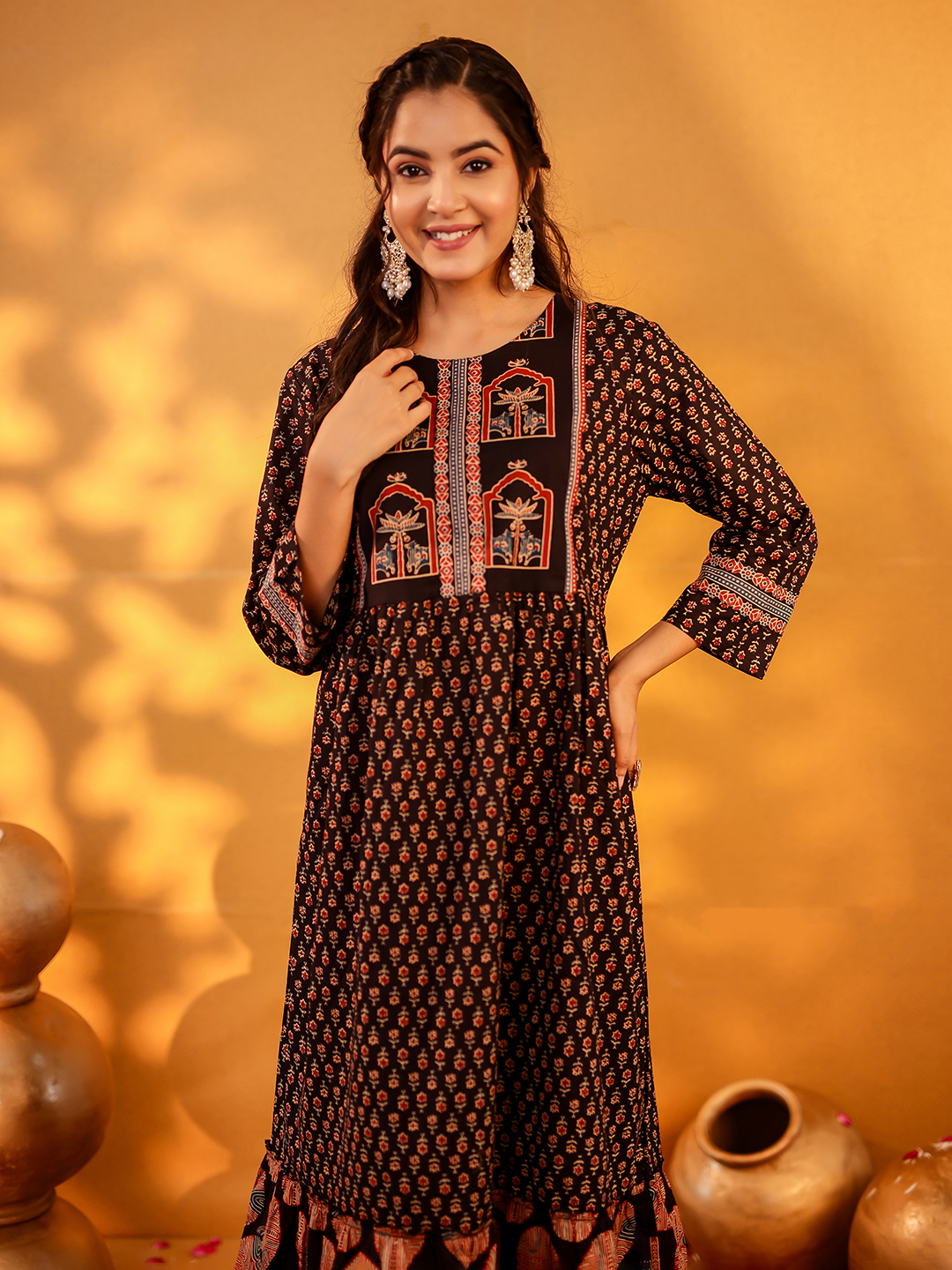 Cotton Printed Dress