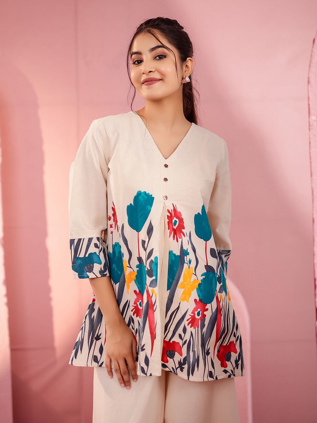 Cotton Flex Printed Co-ord Set