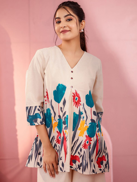 Cotton Flex Printed Co-ord Set