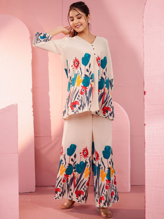 Cotton Flex Printed Co-ord Set
