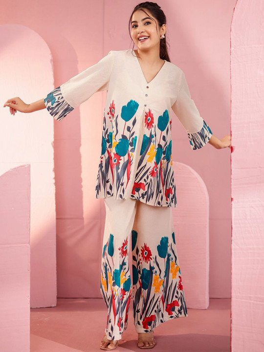 Cotton Flex Printed Co-ord Set