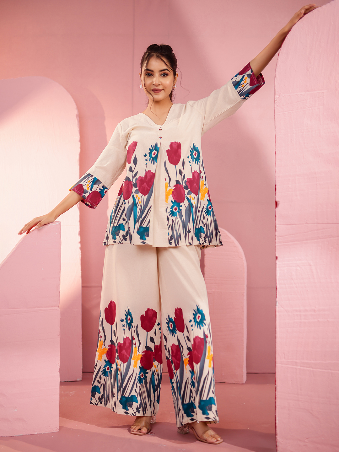 Cotton Flex Printed Co-ord Set