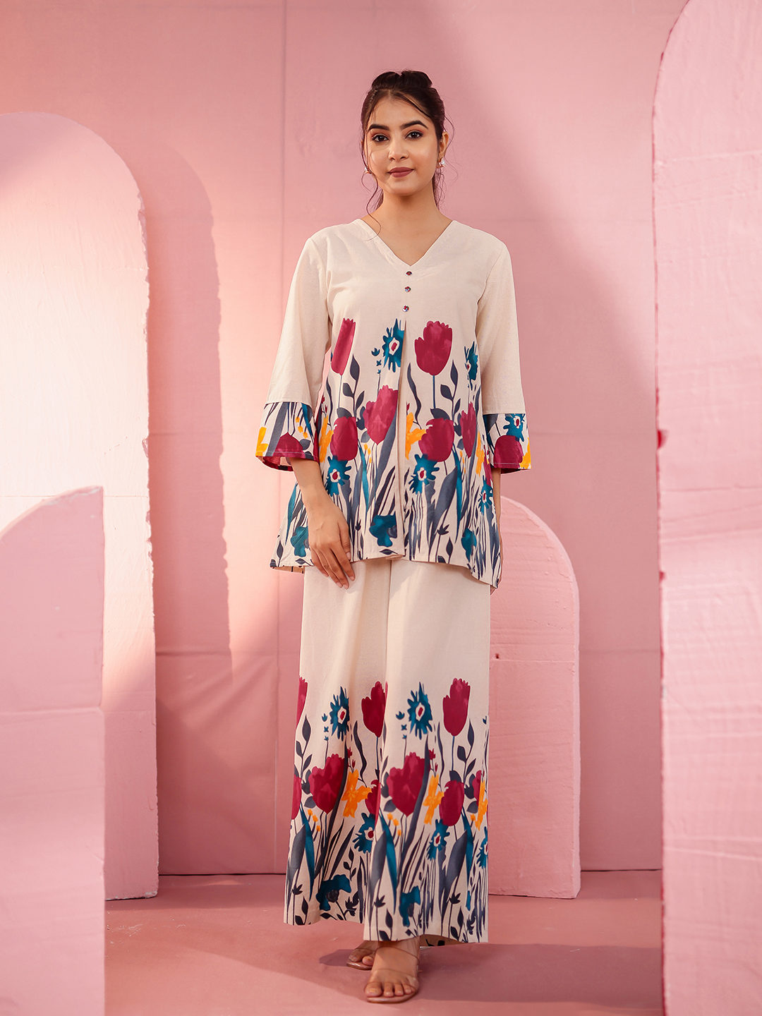 Cotton Flex Printed Co-ord Set