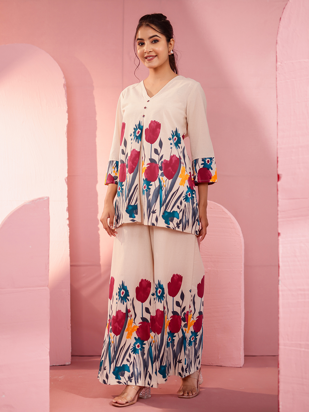 Cotton Flex Printed Co-ord Set