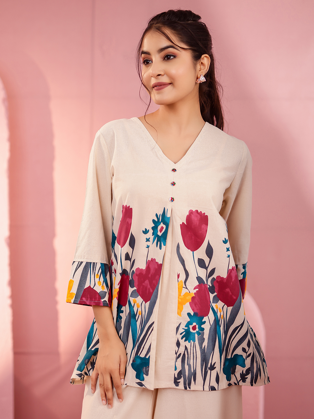 Cotton Flex Printed Co-ord Set