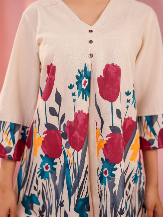 Cotton Flex Printed Co-ord Set