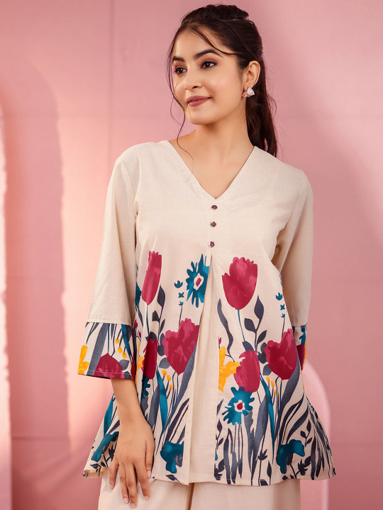 Cotton Flex Printed Co-ord Set