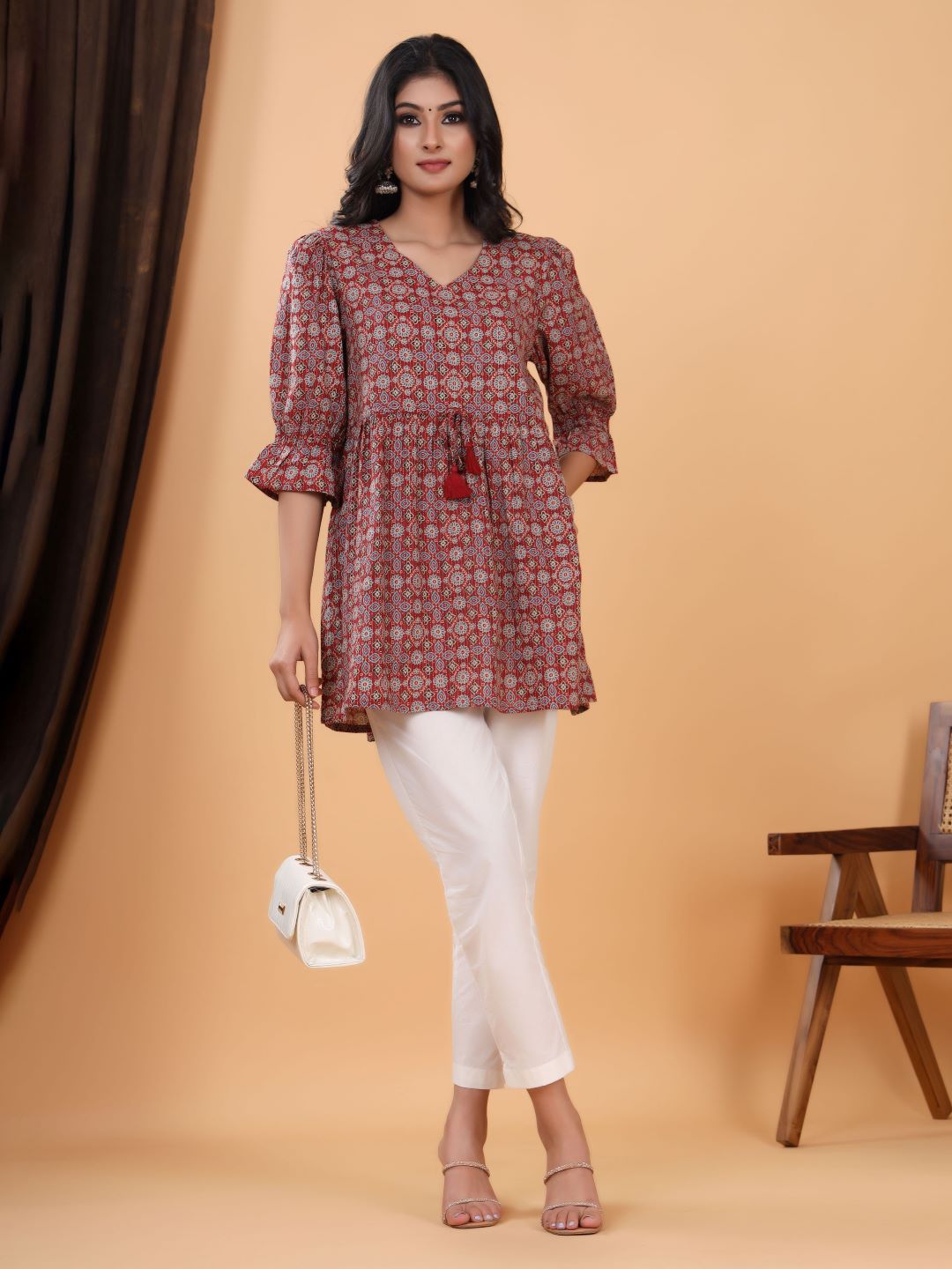 Women's Cotton Printed Top