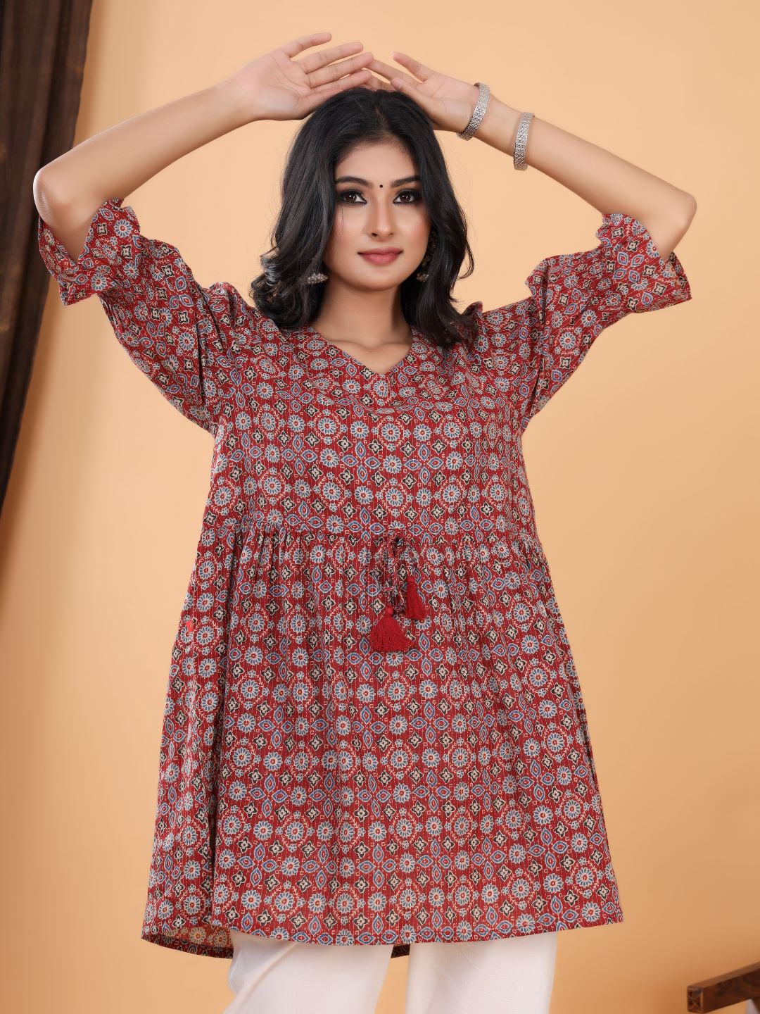 Women's Cotton Printed Top