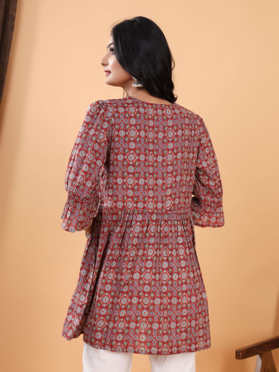 Women's Cotton Printed Top Hover