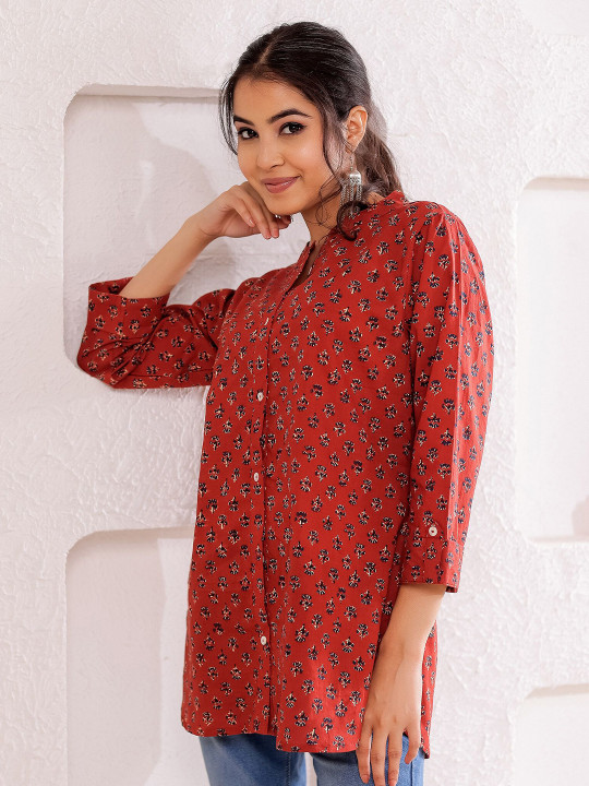 Women's Cotton Printed Top