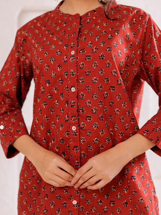 Women's Cotton Printed Top