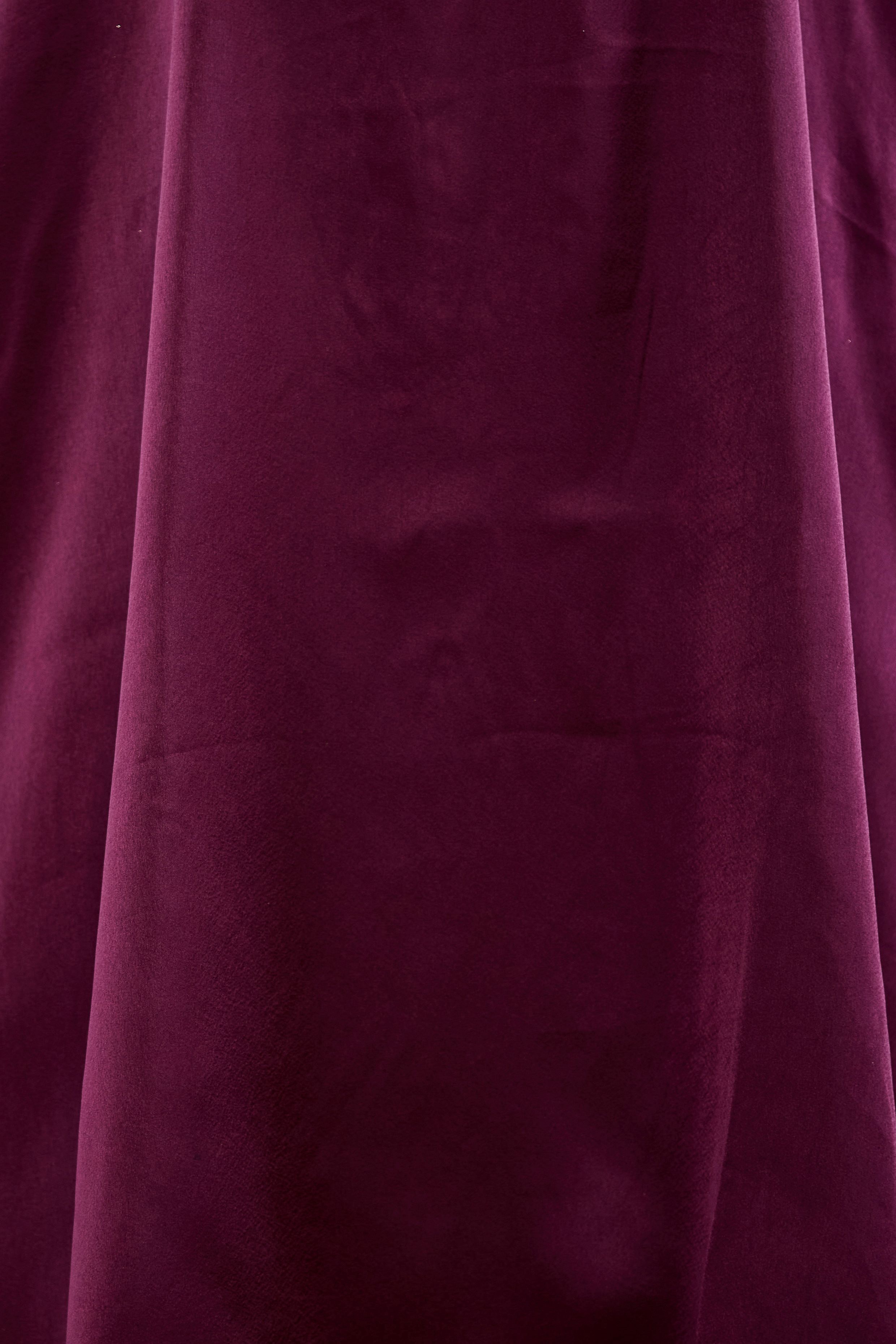 Satin Embroidered V-Neck Kaftan Kurta with Trousers