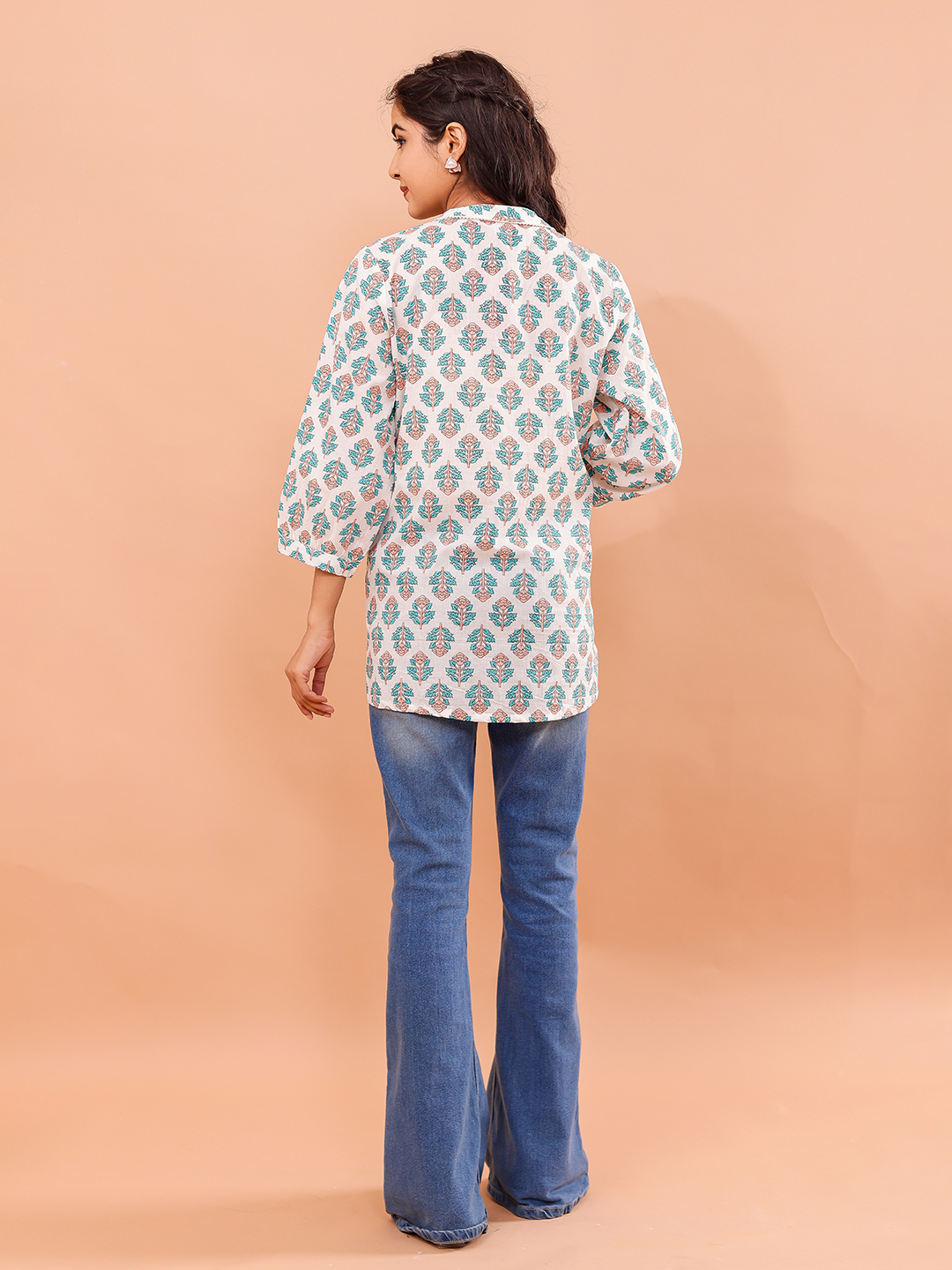Cotton Printed Top Hover