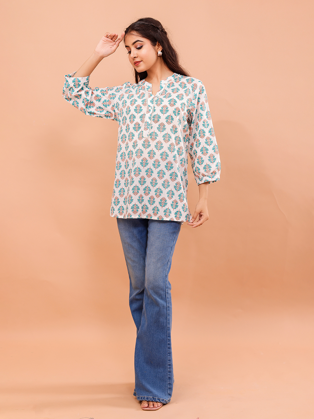 Cotton Printed Top