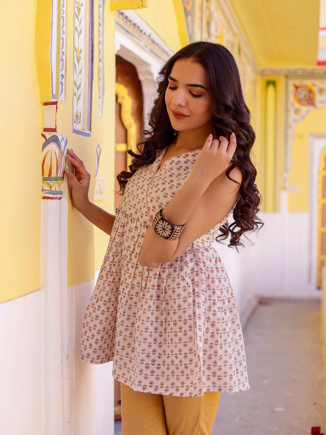 Women's Cotton Printed Top