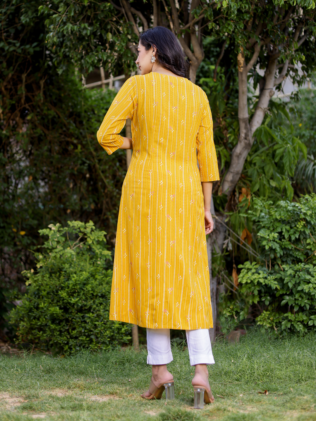 VASVI Women Rayon Printed A-line Kurta