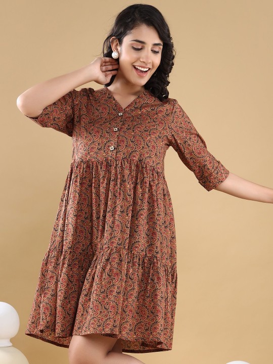 Cotton Printed Dress