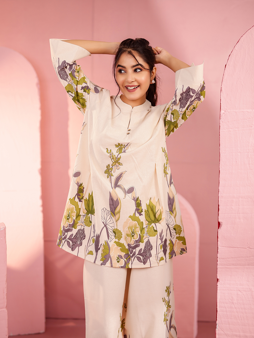 Cotton Flex Printed Co-ord Set