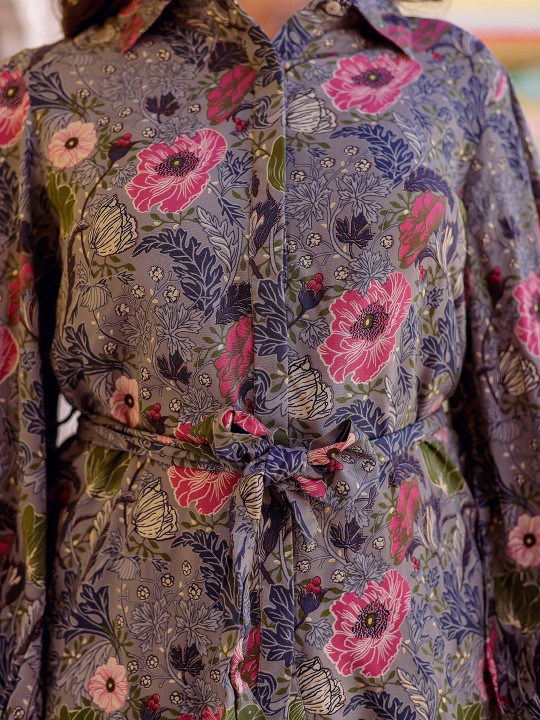 Rayon Printed Top With Trousers Co-Ords