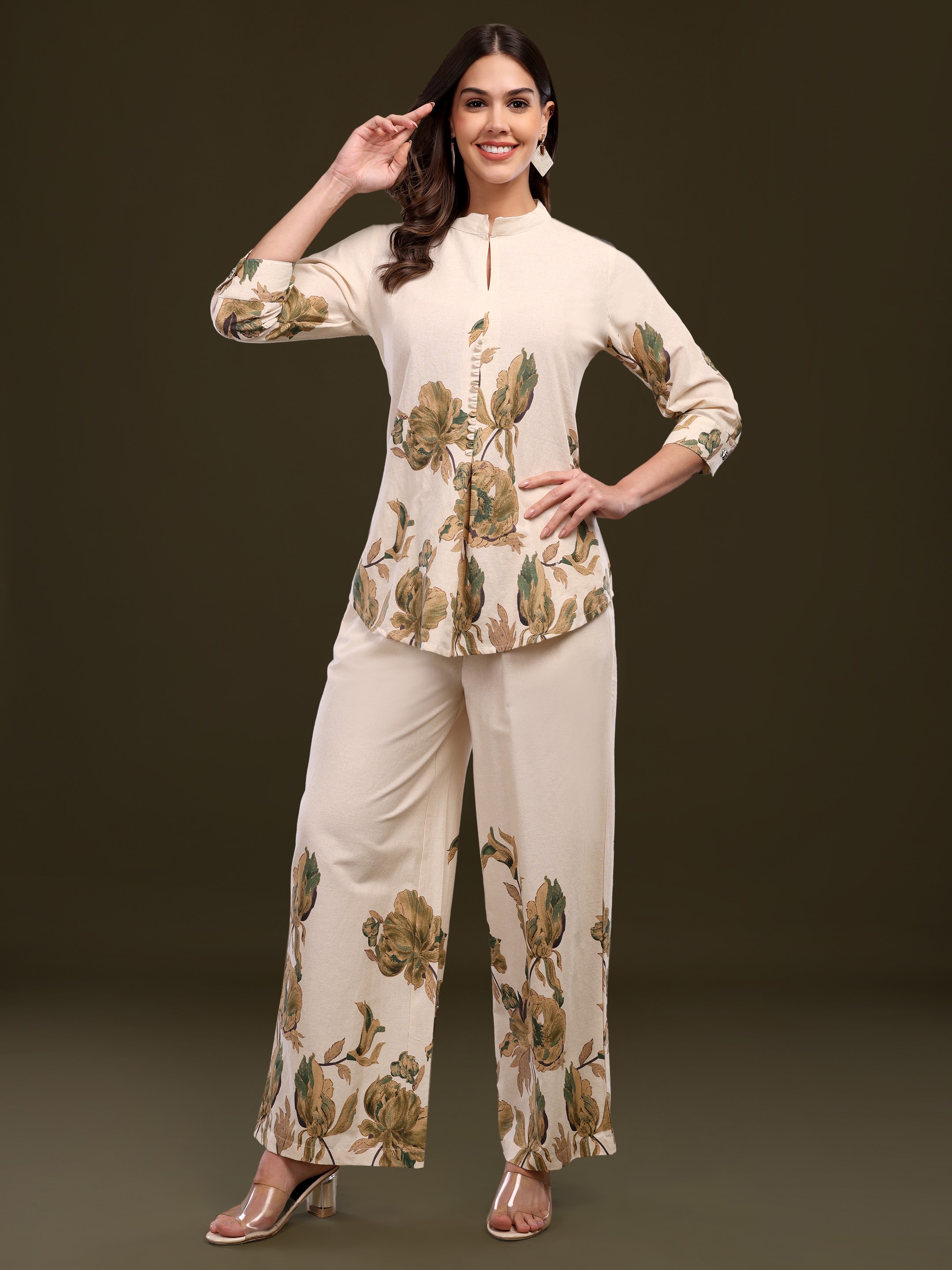 Cotton Flex Printed Co-ord Set